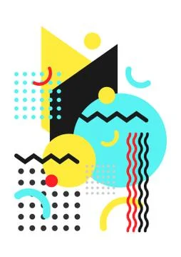 Abstract geometric design background. Art template. Vector illustration (Orig Stock Illustration
