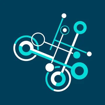Abstract geometric design banner. 스톡 일러스트