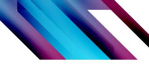 Abstract geometric design. Diagonal lines create dynamic visual effect. Blue, Stockillustratie