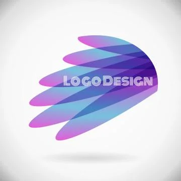 Abstract geometric Design Element. Vector SPA Logo Stock Illustration