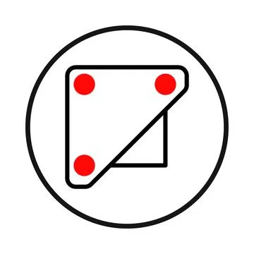 Abstract geometric design featuring red dots, black lines and minimalist co.. イラスト素材