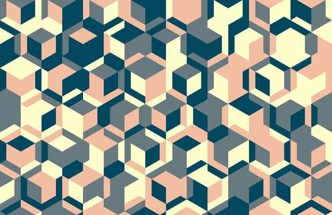 Abstract geometric design featuring seamless shapes and mosaic texture. Ideal イラスト素材