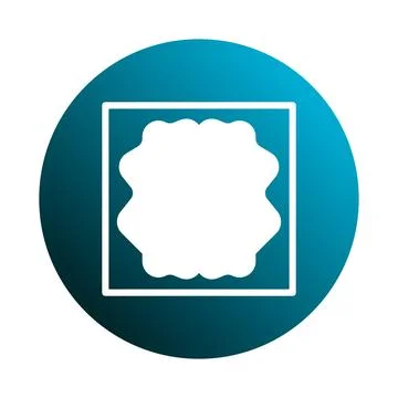 Abstract geometric design featuring a white emblem inside a square frame se.. Stock Illustration