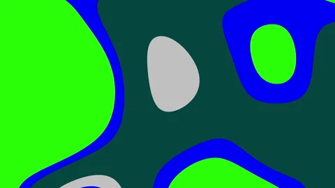Abstract geometric design in green, blue, and gray. Suitable for backgrounds Stock Footage 295565062