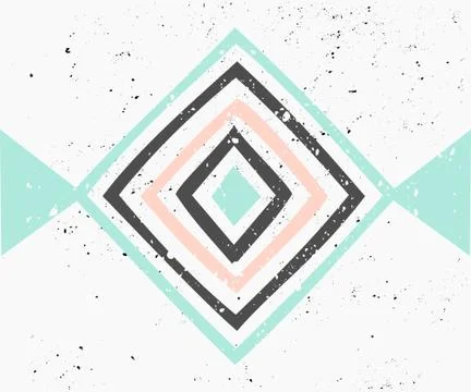 Abstract Geometric Design Illustrazione stock