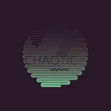 Abstract Geometric Design Illustrazione stock