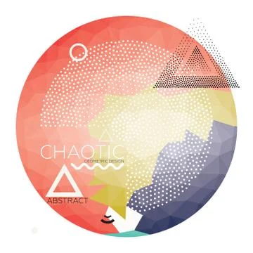 Abstract Geometric Design Stock Illustration