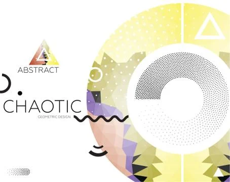 Abstract Geometric Design 스톡 일러스트