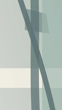 Abstract geometric design with intersecting lines in muted gray and sage to.. Stock Illustration
