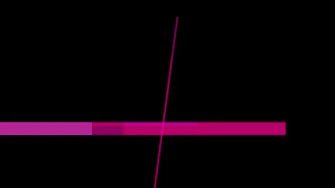 Abstract geometric design with intersecting pink and purple lines and recta.. Stock Footage 335430632