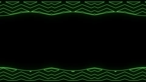 Abstract Geometric Design with Neon Border Stock Footage 284391009