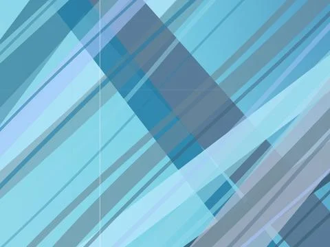 Abstract geometric design with overlapping blue and gray shapes in a cool m.. Stock Illustration