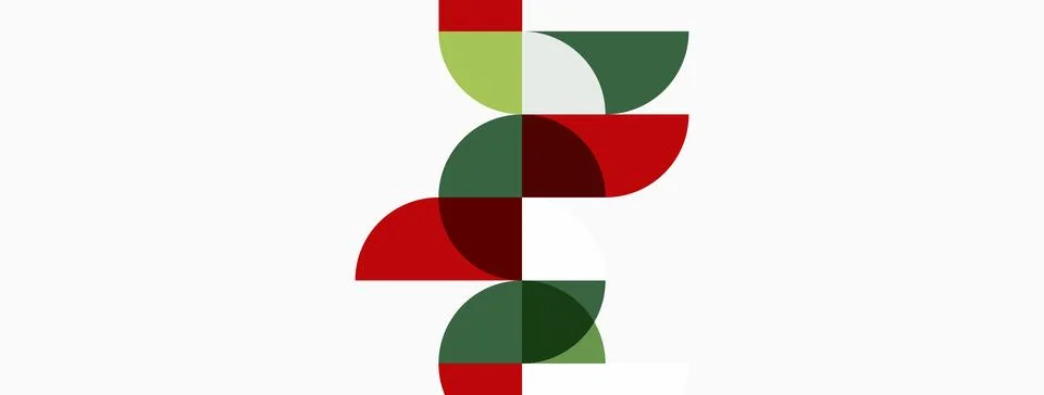 Abstract geometric design. Overlapping circles create organic, flowing patter Stock Illustration