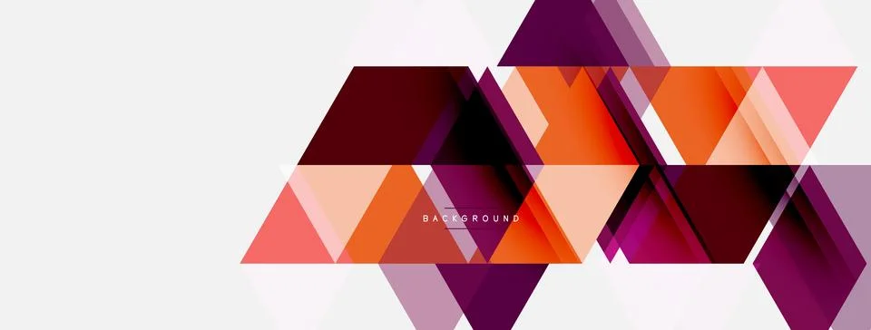 Abstract geometric design. Overlapping polygons create dynamic visual texture 스톡 일러스트