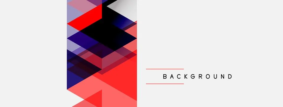 Abstract geometric design. Overlapping squares, rectangles create dynamic v.. 스톡 일러스트