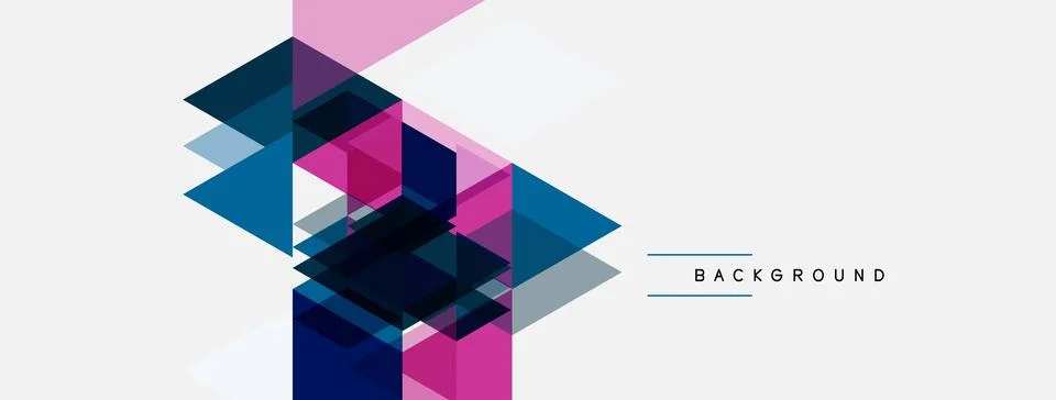 Abstract geometric design. Overlapping squares, rectangles create dynamic イラスト素材