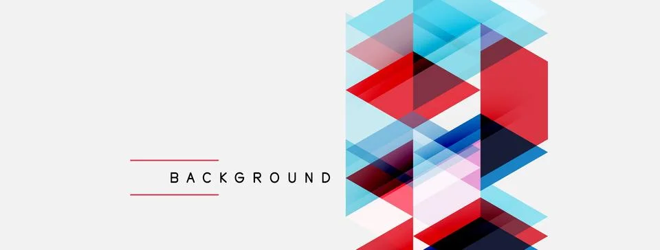 Abstract geometric design. Overlapping squares create vibrant color blocks. 스톡 일러스트