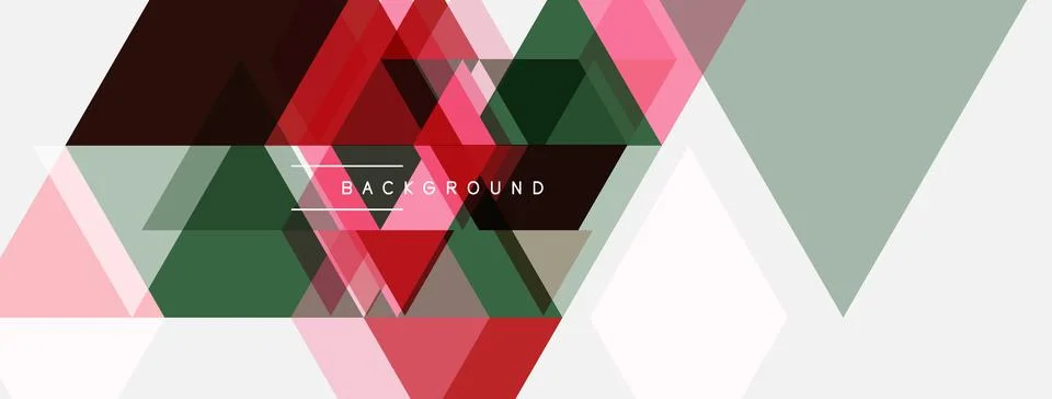 Abstract geometric design. Overlapping triangles create dynamic visual textur 스톡 일러스트