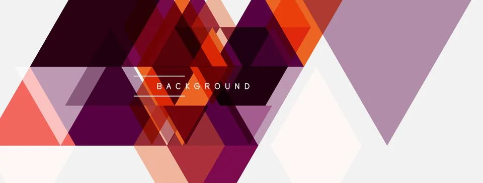 Abstract geometric design. Overlapping triangles create dynamic visual textur 스톡 일러스트
