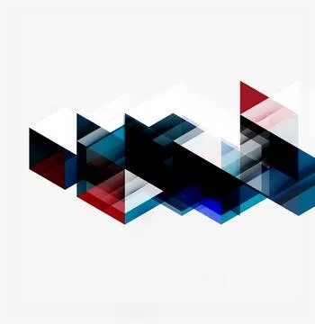 Abstract geometric design. Overlapping triangles create dynamic visual effect 스톡 일러스트