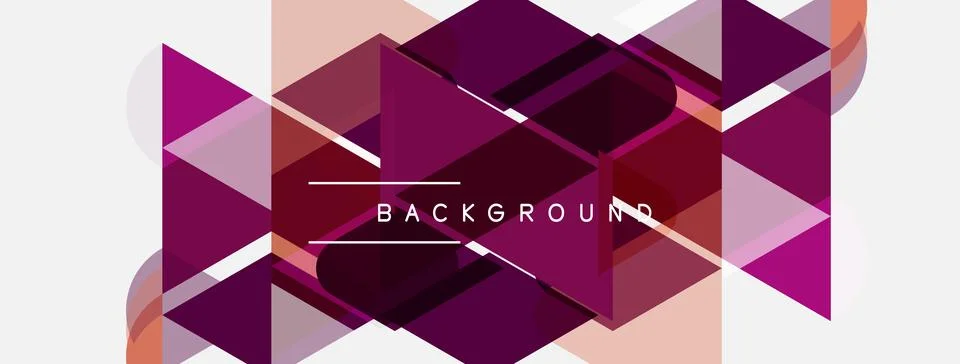Abstract geometric design. Overlapping triangles create dynamic visual textur Stock Illustration