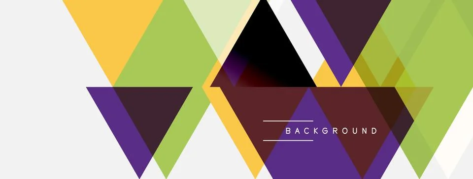 Abstract geometric design. Overlapping triangles create dynamic visual textur Stock Illustration