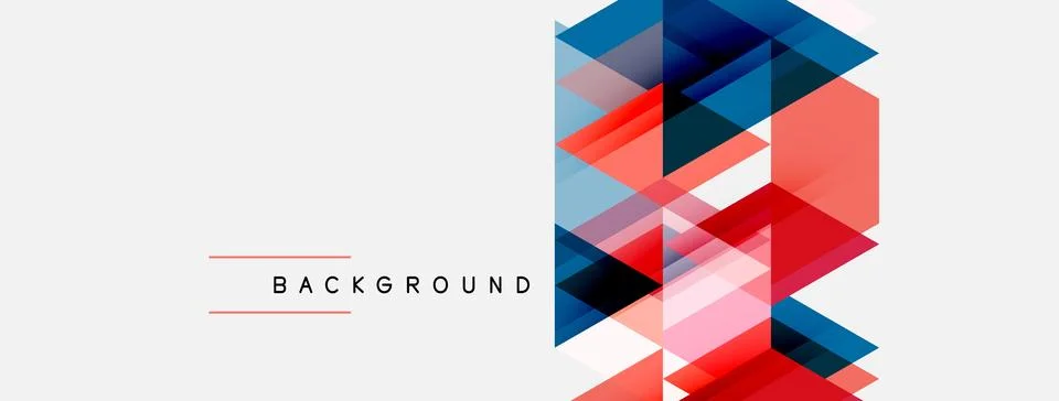 Abstract geometric design. Overlapping triangles create dynamic visual textur Stock Illustration