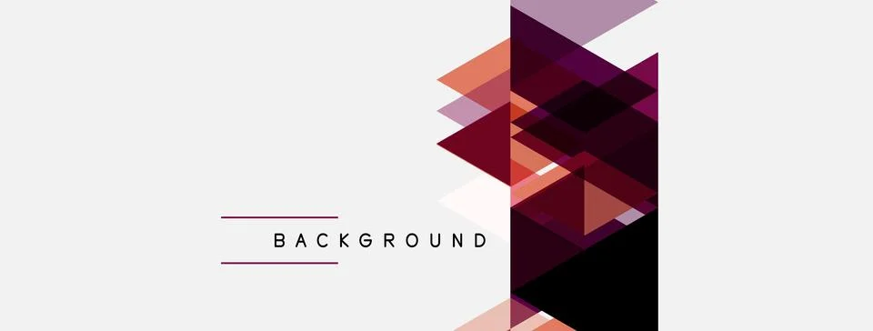 Abstract geometric design. Overlapping triangles create dynamic visual textur 스톡 일러스트