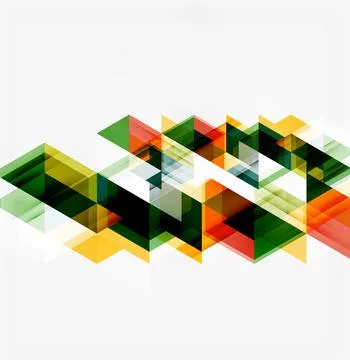 Abstract geometric design. Overlapping triangles create dynamic texture, vi.. 스톡 일러스트