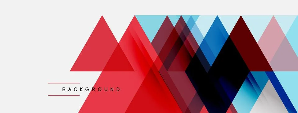 Abstract geometric design. Overlapping triangles create dynamic visual textur Stock Illustration