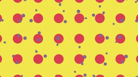 Abstract geometric design pattern background in 4k. Colorful planets moving. Stockbeeldmateriaal 104809257