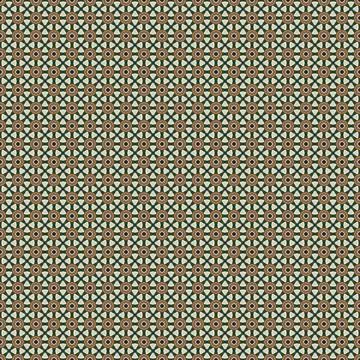 Abstract geometric design pattern of small flowers Illustrazione stock