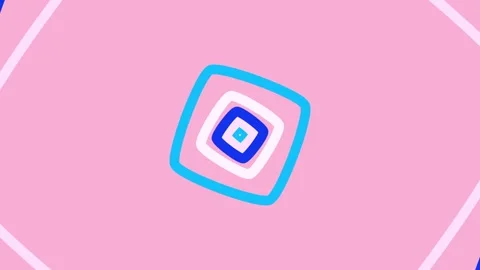 Abstract geometric design a simple modern eye catching design featuring concentr Stock Footage 313558581