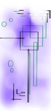 Abstract Geometric Design With Soft Gradient Stock Illustration