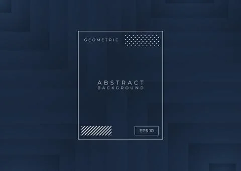 Abstract geometric design square wave pattern background frame space Stock Illustration