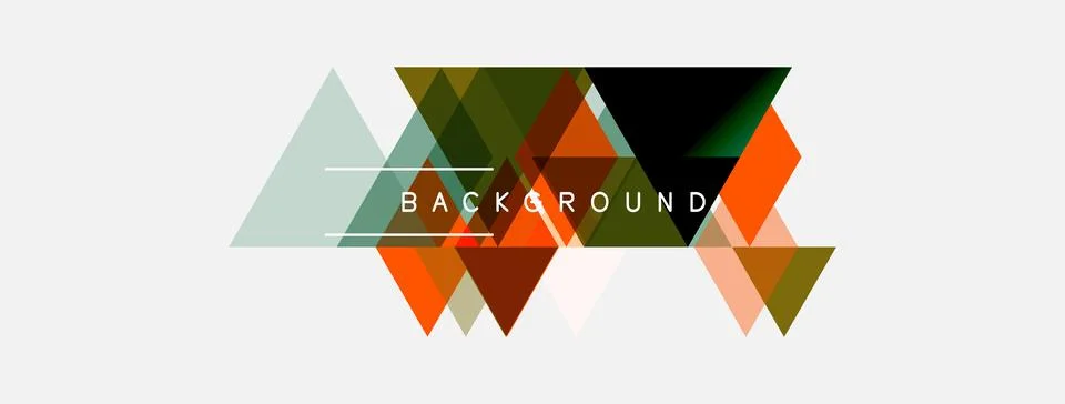 Abstract geometric design. Triangles overlap, creating dynamic visual texture 스톡 일러스트