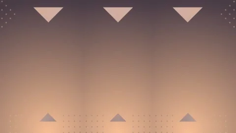 Abstract Geometric Design in Warm Tones Video stock 284391949