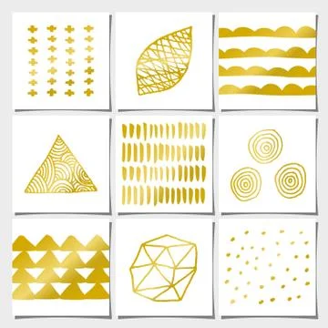 Abstract Geometric Designs Stock-Illustration