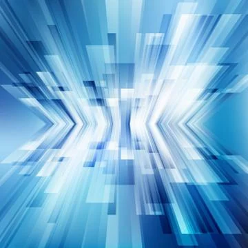 Abstract geometric diagonal blue lines overlap layer business shiny motion pe Stock Illustration