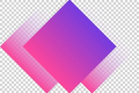 Abstract geometric diamond shapes with gradient colors Stock Illustration