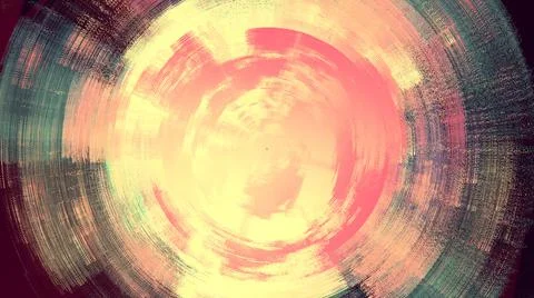 Abstract geometric digital art visual impression 2 Stock Illustration