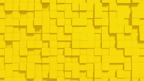 Abstract geometric digital background with random motion cubes. Stock Footage 108894064
