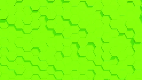 Abstract geometric digital background with random motion hexagon. Stock Footage 108894750