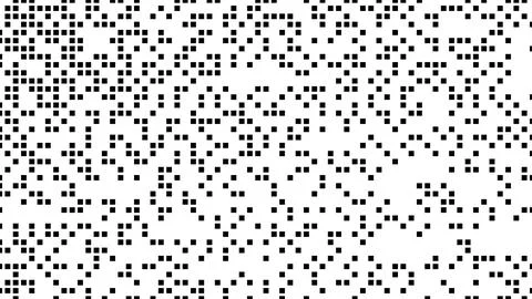 Abstract geometric digital pixel shape elements pattern Stock Illustration