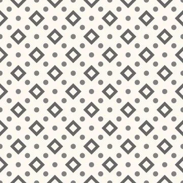 Abstract geometric dot seamless pattern. Vector illustration Stock Illustration