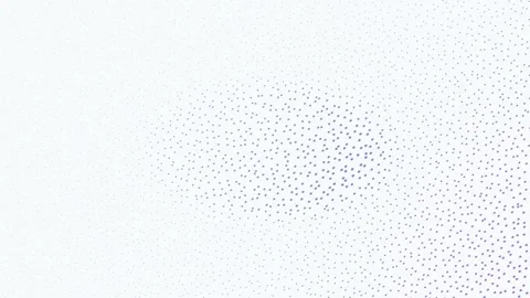Abstract geometric dots pattern with gradient density on transparent backgrou Stock Footage 348717496