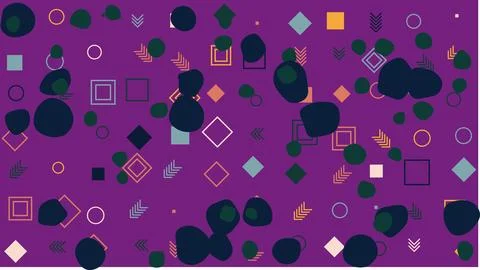 Abstract geometric dots pattern in purple Stock Illustration