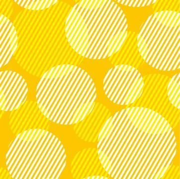 Abstract geometric dynamic round dots seamless pattern Stock Illustration