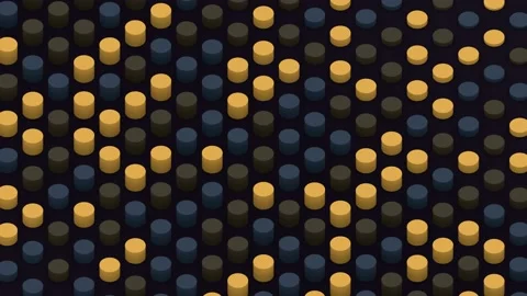 Abstract geometric earth colors background loop Vidéo 139941757