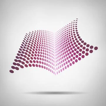 Abstract geometric element consisting of circles Stock Illustration